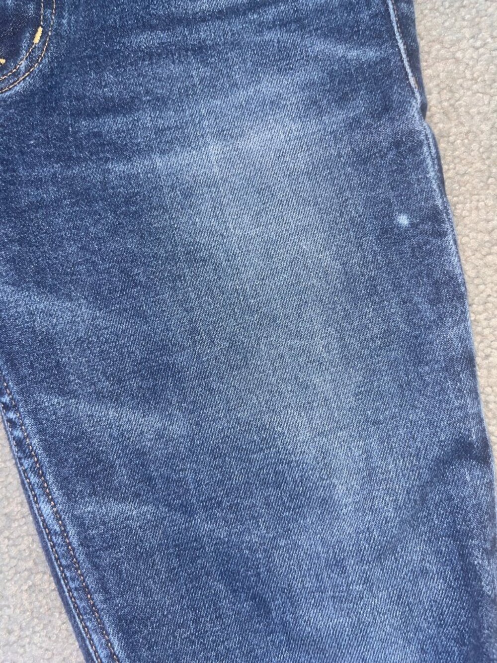NOEND NO END Denim Farrah Mid Rise Kick Flare Raw Hem Cropped Jeans  -EUC - 28 - Picture 3 of 15
